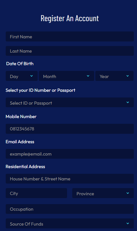 PlayTSOGO Sign Up
